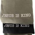 Jesus is King sweatshirt, God is Good sweatshirt, Christian Based Clothing, Faith Based Apparel, Embroidered Crewneck...