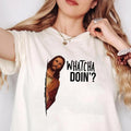 Jesus Is Watching Funny Casual Crew Neck Short Sleeve Tops T-Shirts, Hoodie, Sweatshirt
