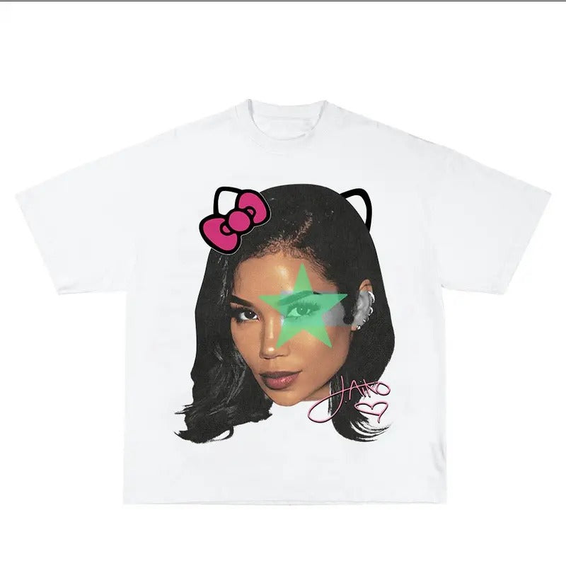 Jhene  Kitty Rap Tee Hoodie, Sweatshirt | GrindPrints.com