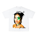 Jhene Aiko Green Star Tee Classic Cotton Hoodie, Sweatshirt | GrindPrints.com