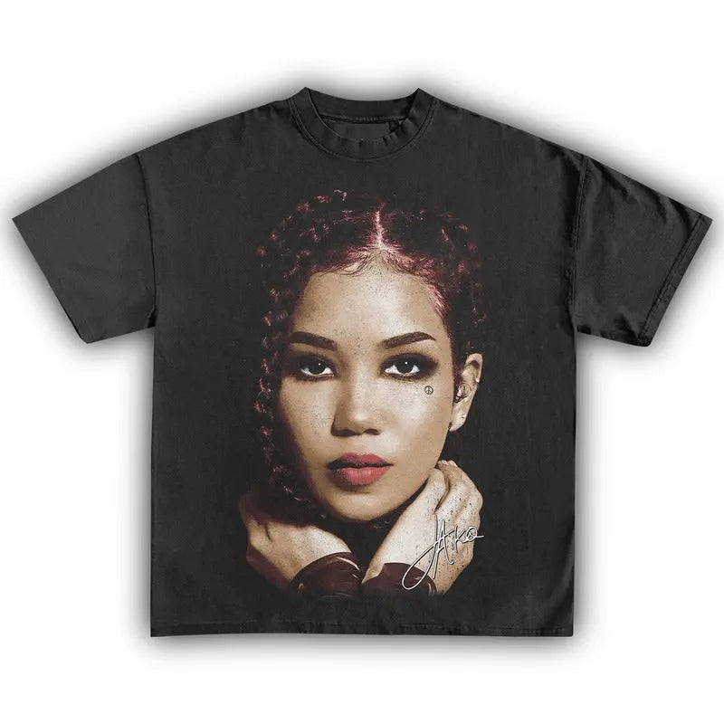Jhene Aiko T-Shirt Vintage Rapper Graphic Tee Shirt Rap Hip Hop Shirt for Men Women Streetwear Hoodie, Sweatshirt
