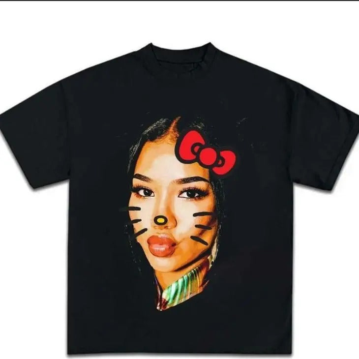 Jhene Kitty Big Face Rap Hip Hop Streetwear Vintage T-Shirts, Hoodie, Sweatshirt