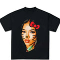 Jhene Kitty Big Face T-shirt, Rap Hip Hop Teestyle{n002}2 Hoodie, Sweatshirt | GrindPrints.com