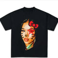 Jhene Kitty Red Big Face T-shirt, Rap Hip Hop Tee Hoodie, Sweatshirt | GrindPrints.com