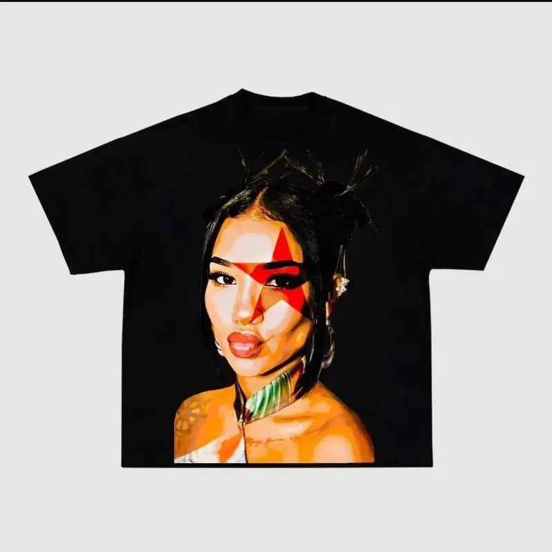 Jhene Rap Shirt - Black Classic Fabric Unisex Novelty Prints Streetwear Hoodie, Sweatshirt | GrindPrints.com