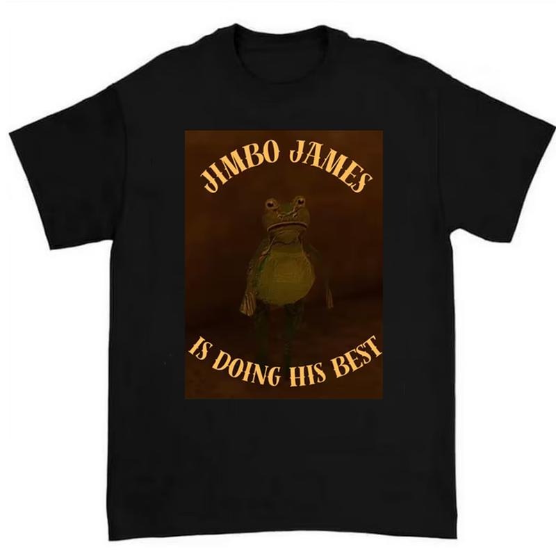 Jimbo James Doing His Best T shirt Cute Frog Art for Teens Hoodie, Sweatshirt | GrindPrints.com