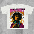 Jimi Hendrix Print Cotton T-Shirt Hoodie, Sweatshirt | GrindPrints.com