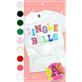 Jingle Bells Sequin Graphic T-Shirt Hoodie, Sweatshirt | GrindPrints.com