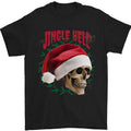 Jingle Hell Funny Christmas Skull Xmas Mens T-Shirt 100% Cotton Made in USA Hoodie, Sweatshirt | GrindPrints.com
