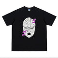 JoJo's Bizarre Adventure "Stone Mask" heavyweight anime vintage tee 100% cotton Loose Menswear Top Streetwear Tshirt Crew...