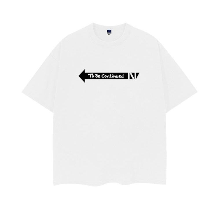 JoJo's Bizarre Adventure "To Be Continued" Heavyweight Vintage Tee 100% Cotton OVERSIZED Anime T-shirt Menswear Top...