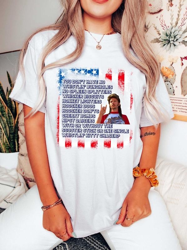 Joe Dirt 4th July Shirt, Joe Dirt Merica T-shirt, 4th of July Shirt, Independence Day Hoodie, Sweatshirt | GrindPrints.com