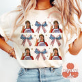 Joe Dirt 4th of july Coquette Shirt, America Tee, 4th of july , Independence Day , Red white and blue, Coquette bow Shirt...