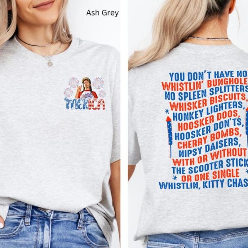 Joe Dirt 'Merica 4th July Partiotic Funny Fourth July 'Merica T-Shirts, Hoodie, Sweatshirt