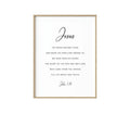 John 1:14, Jesus Is The Word, Bible Verse Art, Christian Home Decor, Christian Wall Art, Religious Gift, Gifts For Girls...
