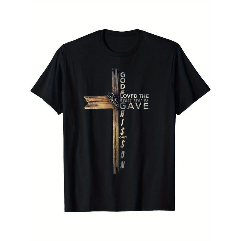 John 3:16 Bible T-shirt, men's T-shirt made in usa Hoodie, Sweatshirt | GrindPrints.com