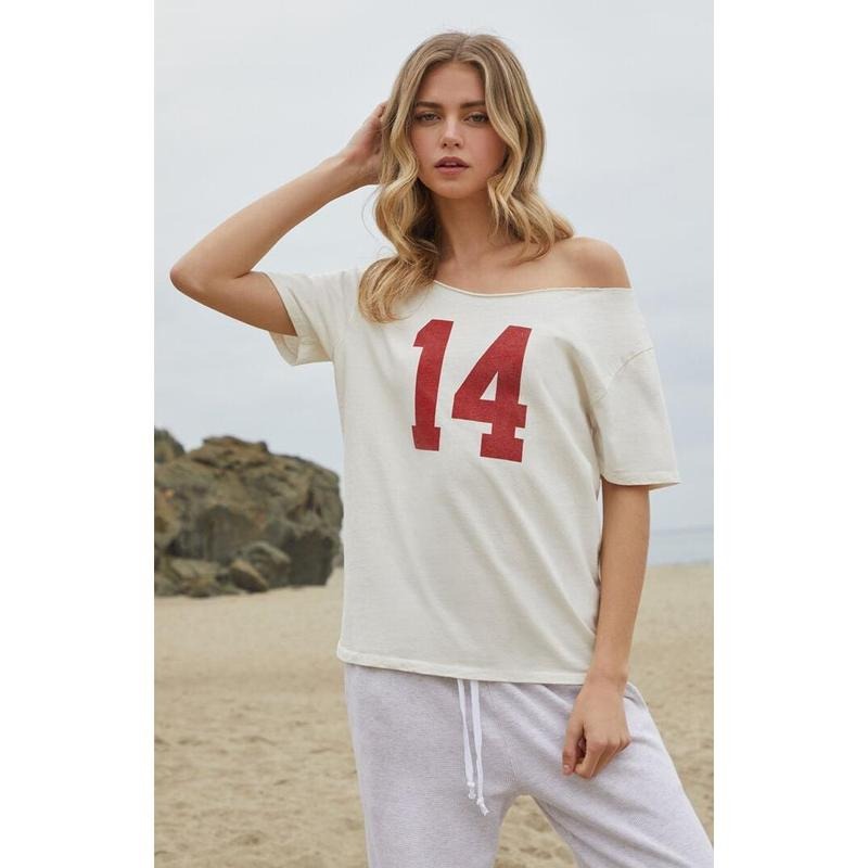 John Galt Women's 14 Off-The-Shoulder Top - Multicolor T-Shirts, Hoodie, Sweatshirt | GrindPrints.com