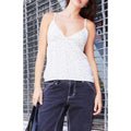 John Galt Women's Black & White Edith Floral Tank Top T-Shirts, Hoodie, Sweatshirt | GrindPrints.com