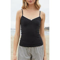 John Galt Women's Black Archie Lace Tank Top T-Shirts, Hoodie, Sweatshirt | GrindPrints.com