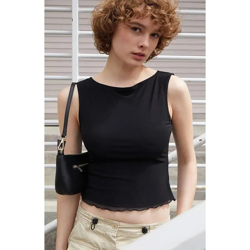 John Galt Women's Black Cowl Neck Tank Top T-Shirts, Hoodie, Sweatshirt | GrindPrints.com