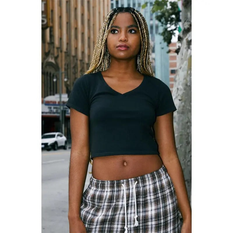 John Galt Women's Black V-Neck T-Shirt Hoodie, Sweatshirt | GrindPrints.com