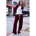 John Galt Women's Burgundy Anastasia Sweatpants T-Shirts, Hoodie, Sweatshirt | GrindPrints.com