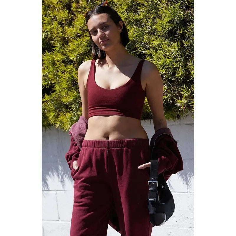John Galt Women's Burgundy Lydia Tank Top T-Shirts, Hoodie, Sweatshirt | GrindPrints.com