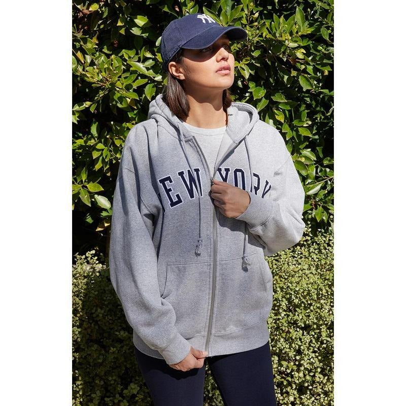 John Galt Women's Christy New York Full Zip Hoodie T-Shirts, Sweatshirt | GrindPrints.com