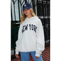 John Galt Women's Christy New York Oversized Hoodie T-Shirts, Sweatshirt | GrindPrints.com