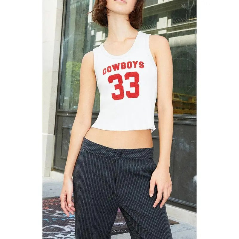 John Galt Women's Cowboys 33 Connor Tank Top - Multicolor T-Shirts, Hoodie, Sweatshirt | GrindPrints.com