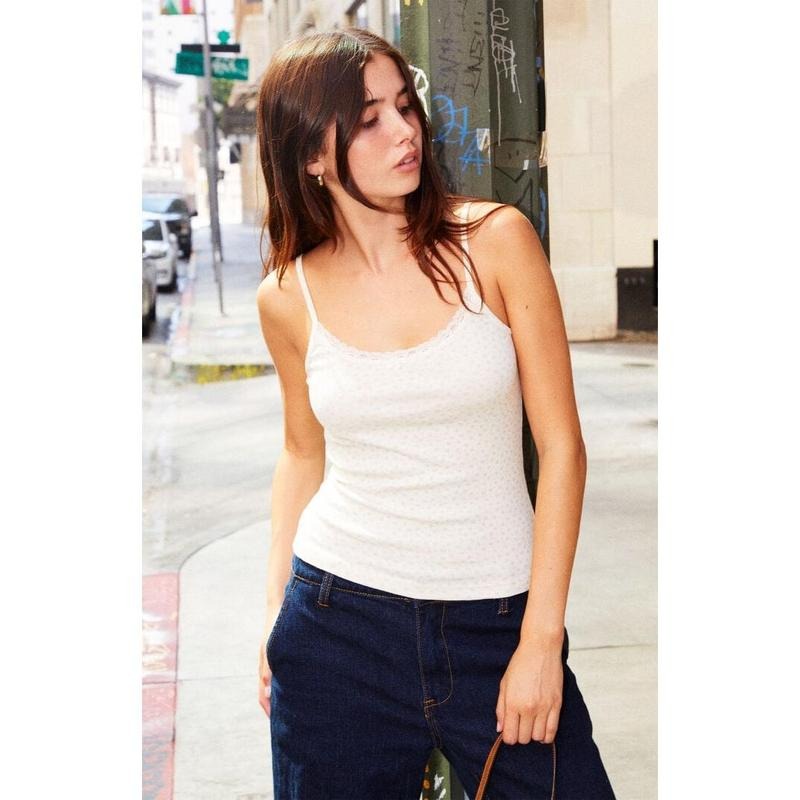 John Galt Women's Floral Skylar Lace Tank Top T-Shirts, Hoodie, Sweatshirt | GrindPrints.com