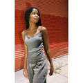 John Galt Women's Gray Amaya Lace Trim Tank Top T-Shirts, Hoodie, Sweatshirt | GrindPrints.com