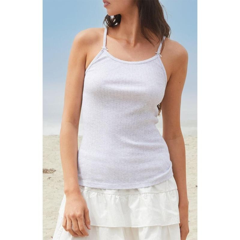 John Galt Women's Gray Belle Bow Tank Top T-Shirts, Hoodie, Sweatshirt | GrindPrints.com