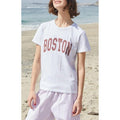 John Galt Women's Gray Chloe Boston T-Shirt - Multicolor Hoodie, Sweatshirt | GrindPrints.com