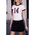 John Galt Women's Hailie 14 Ringer T-Shirt - Multicolorstyle{n002}2 Hoodie, Sweatshirt | GrindPrints.com