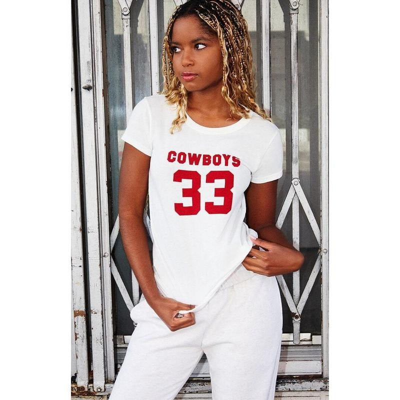 John Galt Women's Hailie Cowboy 33 T-Shirt - Multicolor Hoodie, Sweatshirt | GrindPrints.com