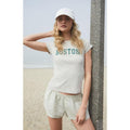 John Galt Women's Light Gray Boston Hailie T-Shirt - Multicolor Hoodie, Sweatshirt | GrindPrints.com