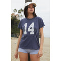 John Galt Women's Navy 14 Chloe T-Shirt - Multicolor Hoodie, Sweatshirt | GrindPrints.com