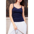 John Galt Women's Navy Arden Tank Top T-Shirts, Hoodie, Sweatshirt | GrindPrints.com