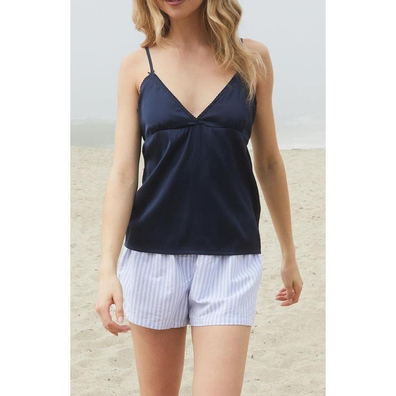 John Galt Women's Navy Edith Tank Top T-Shirts, Hoodie, Sweatshirt | GrindPrints.com