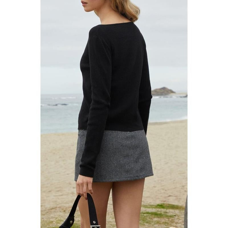 John Galt Women's Noemi Wool Mini Skirt - Multicolor T-Shirts, Hoodie, Sweatshirt | GrindPrints.com