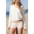John Galt Women's Pink Striped Madelyn Pajama Boyshorts T-Shirts, Hoodie, Sweatshirt | GrindPrints.com