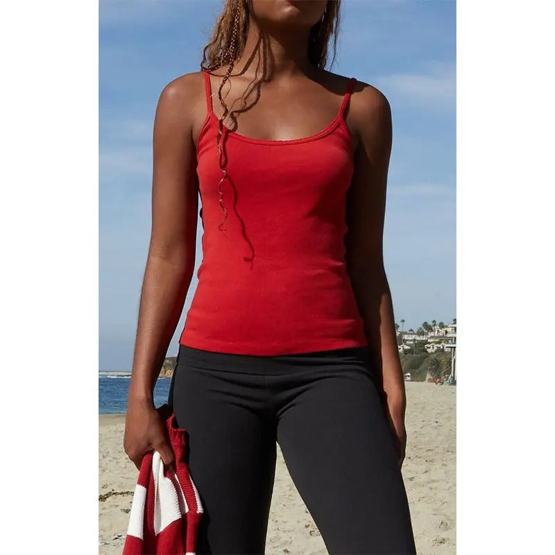 John Galt Women's Red Skylar Tank Top T-Shirts, Hoodie, Sweatshirt | GrindPrints.com