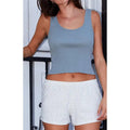 John Galt Women's Sage Sheena Cropped Tank Top T-Shirts, Hoodie, Sweatshirt | GrindPrints.com