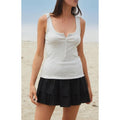 John Galt Women's Silver Beyonca Buttoned Tank Top T-Shirts, Hoodie, Sweatshirt | GrindPrints.com