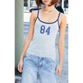 John Galt Women's Skylar 84 Ringer Tank Top - Multicolor T-Shirts, Hoodie, Sweatshirt | GrindPrints.com