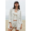 John Galt Women's Stephanie Striped Long Sleeve Shirt Hoodie, Sweatshirt | GrindPrints.com