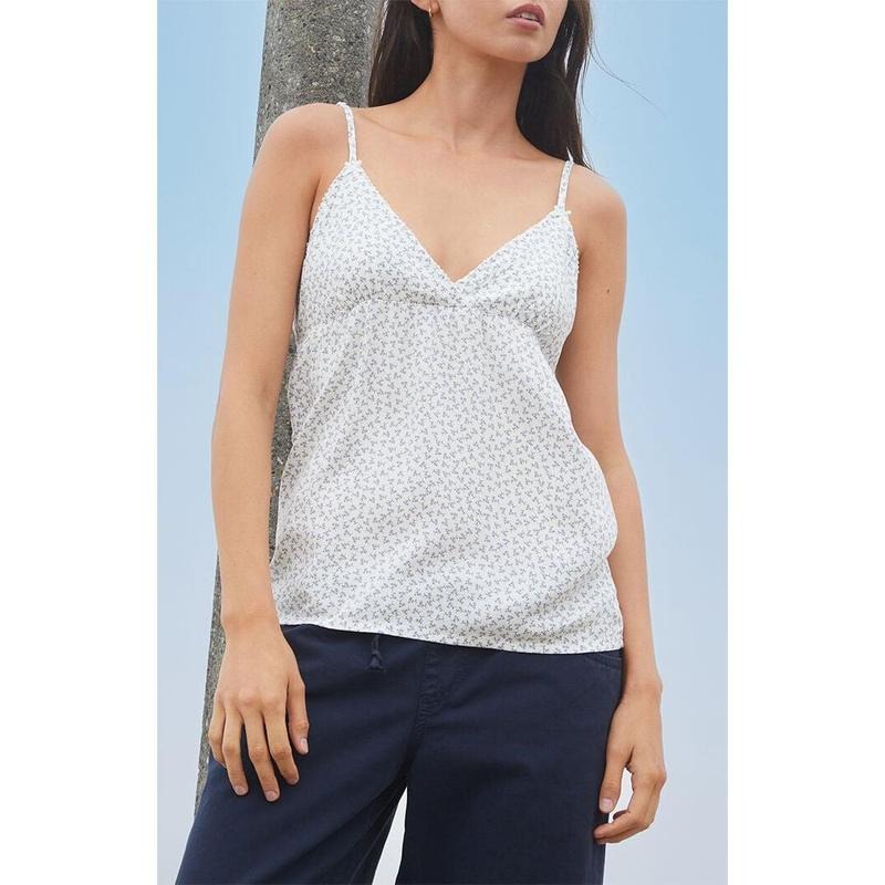 John Galt Women's White & Black Floral Edith Tank Topstyle{n002}2 T-Shirts, Hoodie, Sweatshirt | GrindPrints.com