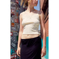 John Galt Women's White Aden Basic Tank Top T-Shirts, Hoodie, Sweatshirt | GrindPrints.com