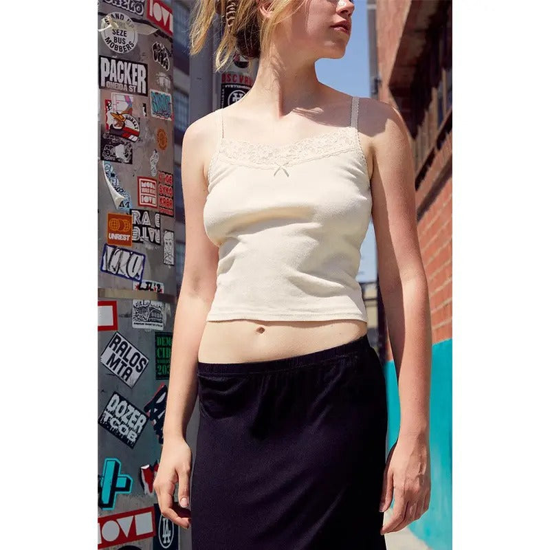 John Galt Women's White Aden Basic Tank Top T-Shirts, Hoodie, Sweatshirt | GrindPrints.com